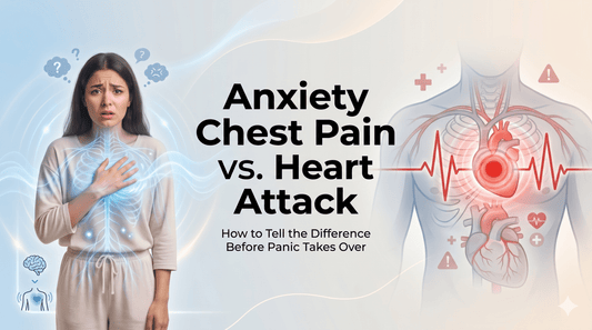 Anxiety chest pain vs heart attack: learn the key differences, symptoms, and how to calm your body fast and safely. - CalmToBody